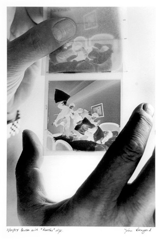 Harry Benson Holding The Beatles Pillow Fight Negative By John