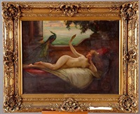 Femme nue allongée sur un divan