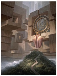The Wheel of Time », peinture originale, 2016 The Wheel of Time », peinture originale, 2016