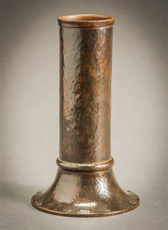 Roycroft Hammered Copper Shell Casing Vase By Roycroft Shops On Artnet