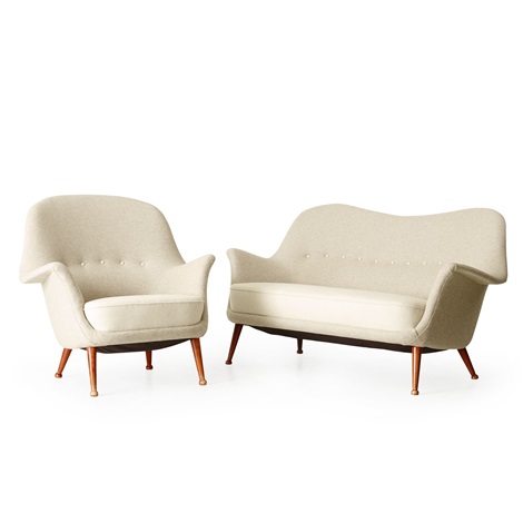 Divina, soffa samt fåtölj by westbergs möbler ab on artnet