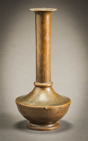 Roycroft Hammered Copper American Beauty Vase By Roycroft Shops On