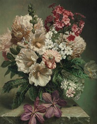 Summer bouquet with peonies and hydrangeas, 1976 Summer bouquet with peonies and hydrangeas, 1976