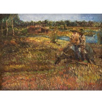 Untitled (Harvest scene), 1950