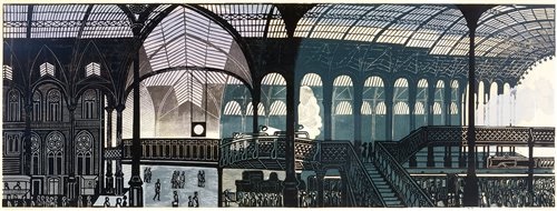 Liverpool Street Station By Edward Bawden On Artnet Liverpool Street Station By Edward Bawden On Artnet