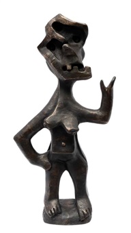 Hommage Henry Moore (L’homme avec laye bouche), 1949