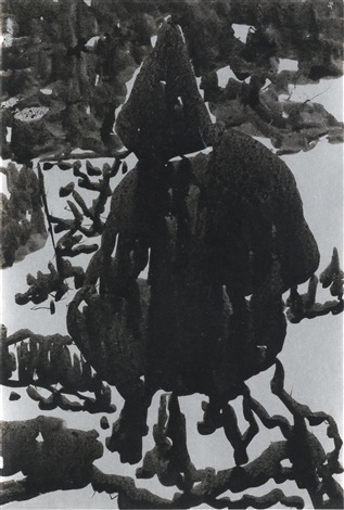 figure in landscape