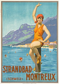 STRANDBAD - MONTREUX, 1927