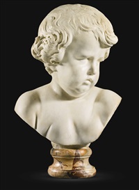 bust of a putto by françois duquesnoy