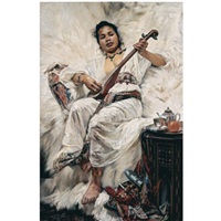 The mandolin player