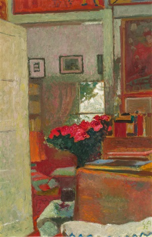 Interieur mit Azaleen by Cuno Amiet on artnet Interieur mit Azaleen by Cuno Amiet on artnet