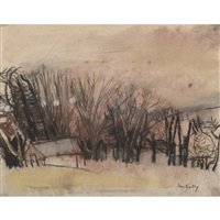 LANDSCAPE WITH TREES, 1955