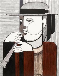 Le musicien au chapeau, 2006., 2006