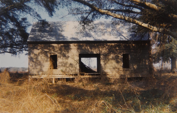 Abandoned House Near Montgomery Alabama By William Christenberry