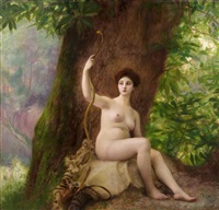 Portrait de femme en Diane chasseresse, 1903 Portrait de femme en Diane chasseresse, 1903