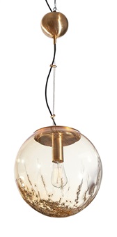 CHAMPAGNE GLOBE PENDANT, 1970–1979