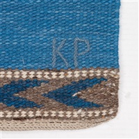 a carpet, flat weave, ca 271,5 x 163..., 1960–1969