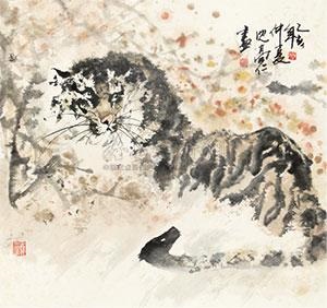 老虎 by shen gaoren on artnet