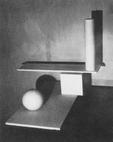 geometric still life drawing