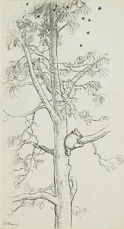 pooh winnie tree shepard illustrations illustration ernest drawing milne drawings artnet eh classic auction bear honey 1926 friends artvalue children