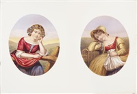 Portraits of young children (67 works), 1855