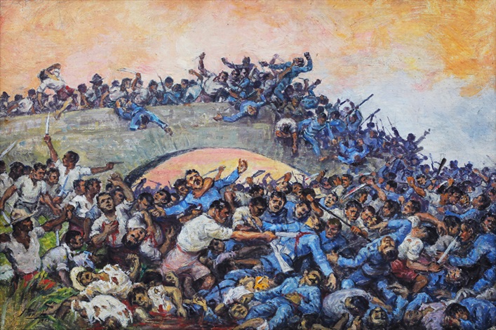 Battle of Zapote by Pineda on