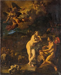 Adam Und Eva Im Garten Eden By Francesco Solimena On Artnet