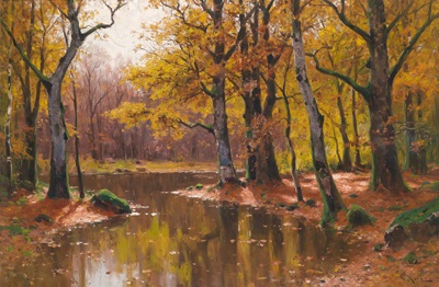 Herbstlandschaft By Walter Moras On Artnet