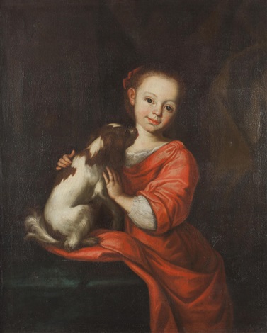 Portrat Eines Madchens Mit Hundchen By Nicolaes Maes On Artnet
