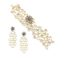 H. STERN: A PAIR OF 18K GOLD, SILVER, QUARTZ...