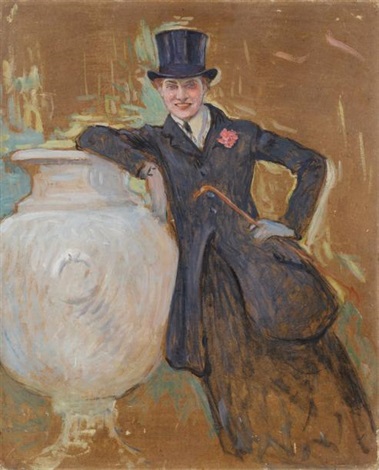 Portrait dune amazone by Henry Bataille on