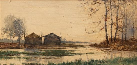 Cabins On A Lake By Alexander Bower On Artnet
