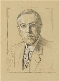 Portrait of Woodrow Wilson., 1918