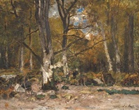 Barbizon forest, 1874