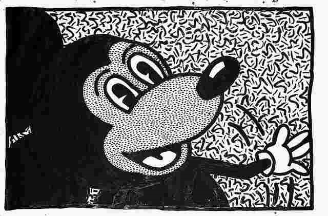 bearbrick keith haring mickey