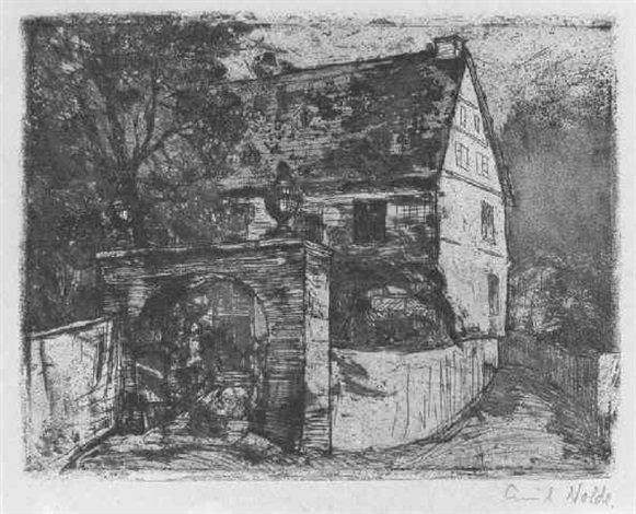 Haus Barella In Soest By Emil Nolde On Artnet