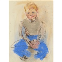BOY WITH BLUE TROUSERS