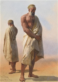STUDY OF A PRAYING MAN, 1858