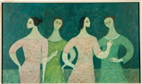 Four Female Figures, 1967