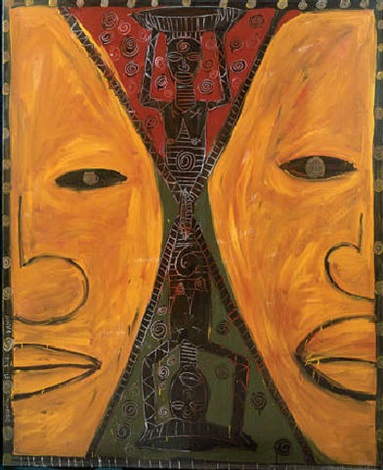 Afrika Bilder African Mask By Walter Dahn On Artnet
