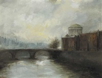 View of the Four Courts, Dublin