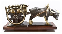 Asian Water Buffalo and Cart