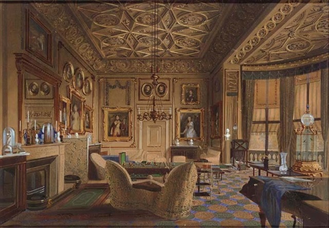 The Queens Sitting Room Buckingham Palace London By James