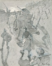 Sortie du pressoir, 1885–1886