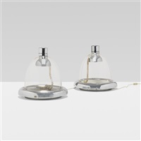 Lessa table lamps (pair), 1972