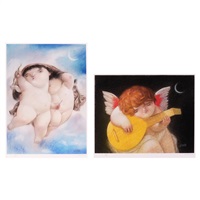 a.) After Cupids b.) After Musical Angel