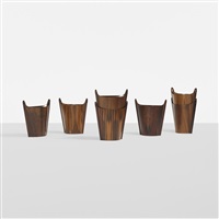 wastepaper baskets, set of seven, 1965