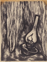 Oil Lamp and Cranes (two works), 1963–1967