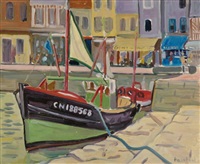 Le bassin à Honfleur, 1975