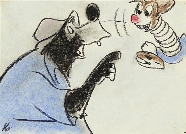 a storyboard drawing of